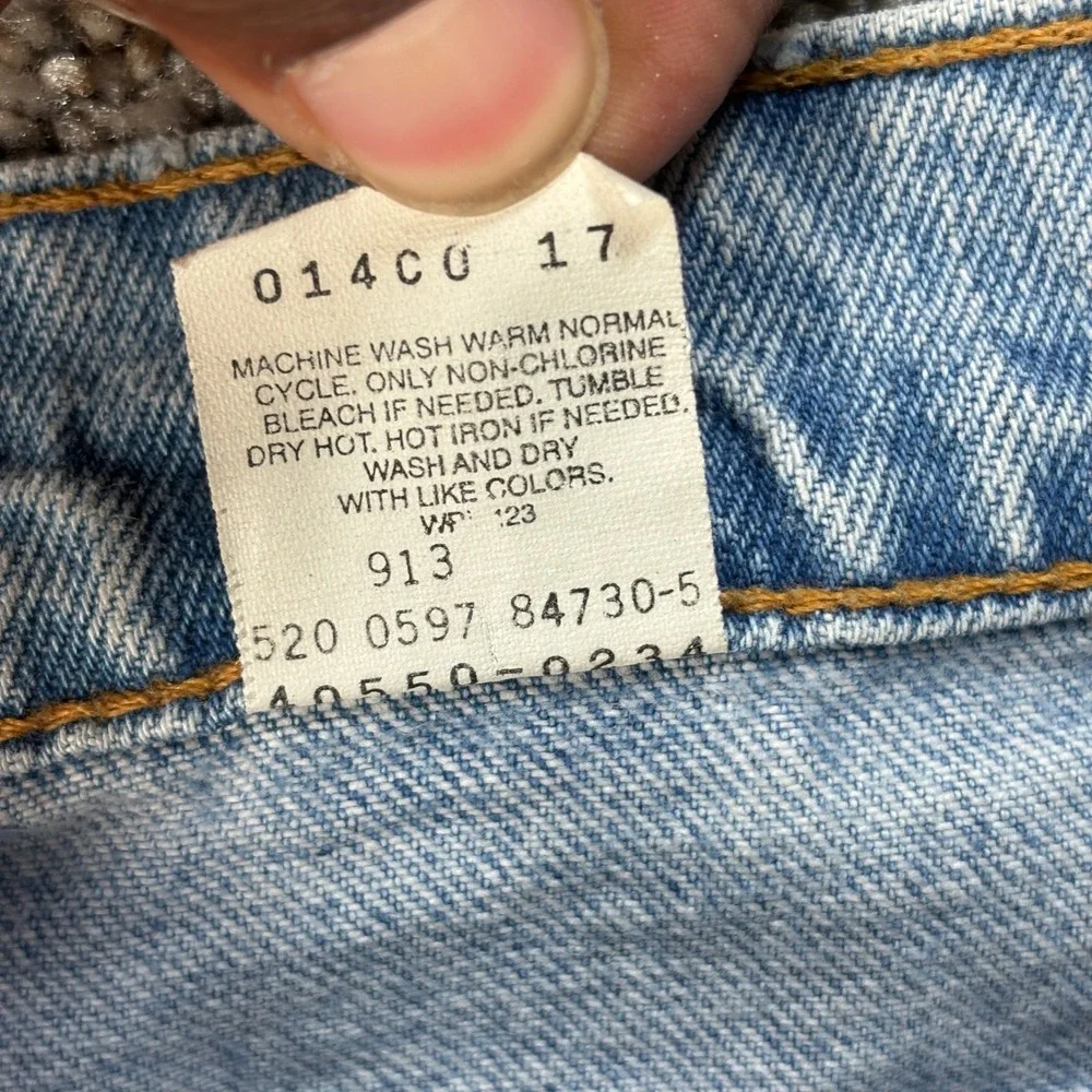 Vintage Levi's 550 Orange Tab Men's 30x31 Relaxed Fit Jeans USA Made 90s